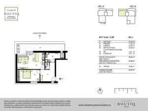 Prodej bytu 2+kk, Praha - Chodov, Dunovského, 62 m2