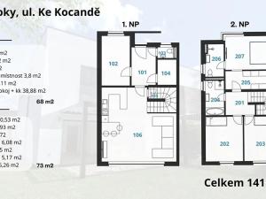Prodej rodinného domu, Roztoky, Ke Kocandě, 140 m2