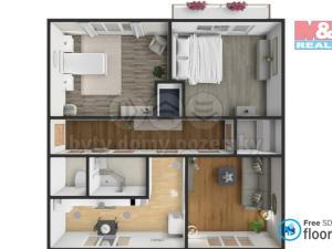 Prodej bytu 3+1, Nové Město na Moravě, Drobného, 65 m2
