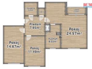 Pronájem bytu 3+1, Praha - Smíchov, Pod Hybšmankou, 69 m2