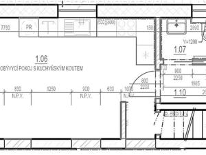 Pronájem bytu 1+kk, Brno, Havraní, 40 m2