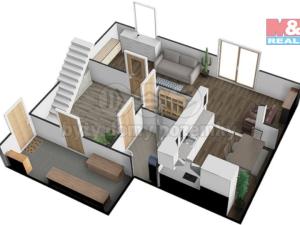 Prodej rodinného domu, Pavlov, Lidická, 90 m2
