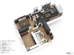 Prodej bytu 2+1, Praha - Malešice, Bydžovského, 59 m2