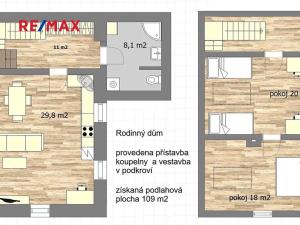 Prodej rodinného domu, Praha - Točná, K výboru, 109 m2