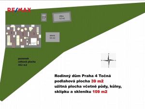Prodej rodinného domu, Praha - Točná, K výboru, 109 m2