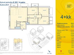 Prodej bytu 4+kk, Brno, 96 m2
