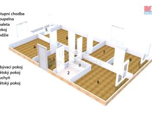 Prodej bytu 4+1, Rychnov nad Kněžnou, Mírová, 72 m2