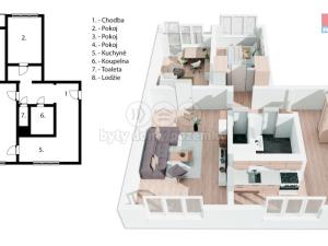 Prodej bytu 3+1, Havířov - Šumbark, Zvonková, 69 m2