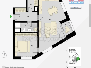 Prodej bytu 2+kk, Praha - Střížkov, Střížkovská, 74 m2