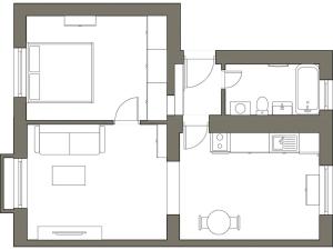 Pronájem bytu 2+1, České Budějovice, Puklicova, 50 m2