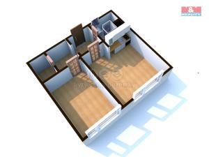 Prodej bytu 2+kk, Teplice - Trnovany, U Červeného kostela, 43 m2
