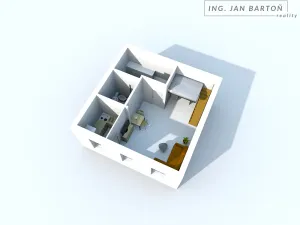 Pronájem bytu 1+kk, Jihlava, Palackého, 35 m2
