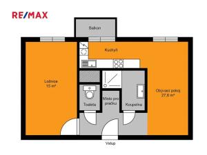 Pronájem bytu 2+kk, Nymburk, U Růžáku, 49 m2