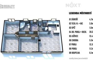 Prodej rodinného domu, Medlovice, 90 m2