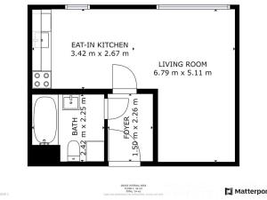 Pronájem bytu 1+kk, Praha - Jinonice, Za zámečkem, 32 m2