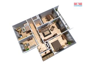 Prodej bytu 4+1, Litvínov - Janov, Hamerská, 73 m2