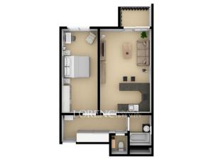 Pronájem bytu 2+kk, Praha - Kbely, Herlíkovická, 53 m2