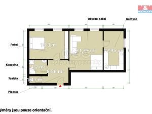 Prodej bytu 2+1, Louny, Postoloprtská, 67 m2