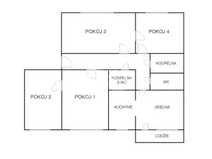 Pronájem bytu 5+1, Praha - Hlubočepy, Lamačova, 93 m2