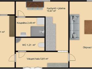 Prodej bytu 2+1, Plzeň, Rokycanská, 57 m2