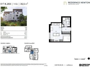 Prodej bytu 1+kk, Praha - Kobylisy, Vršní, 33 m2