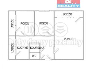 Prodej bytu 3+1, Olomouc, Lužická, 60 m2