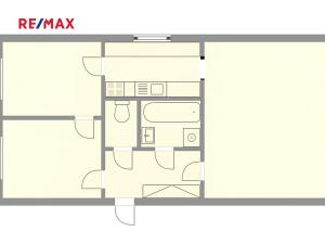 Pronájem bytu 3+1, Praha - Záběhlice, Hrusická, 54 m2