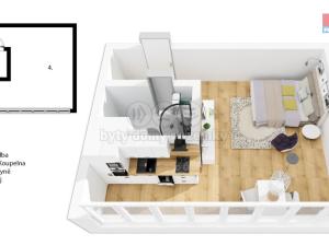 Prodej bytu 1+kk, Hradec Králové - Slezské Předměstí, Severní, 27 m2
