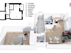 Prodej bytu 2+kk, Praha - Žižkov, Vinohradská, 57 m2