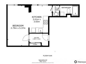 Pronájem bytu 1+kk, Praha - Karlín, Sokolovská, 35 m2