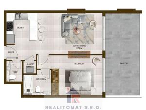Prodej bytu 2+kk, Dubaj, Spojené arabské emiráty, 60 m2