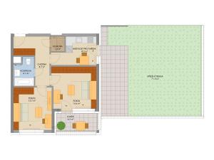 Prodej bytu 2+1, Praha, Gollové, 53 m2