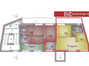 Pronájem bytu 2+kk, Brno, Křenová, 54 m2