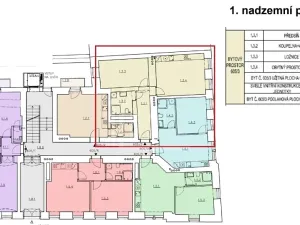 Prodej bytu 2+kk, Praha - Smíchov, Kmochova, 53 m2