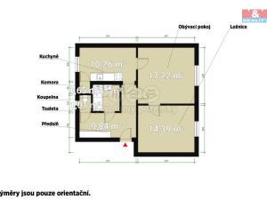 Pronájem bytu 2+1, Klatovy - Klatovy II, Dukelská, 57 m2