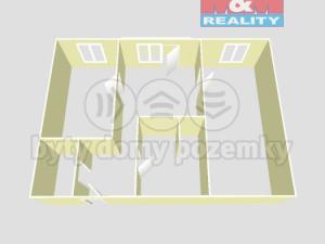 Pronájem bytu 2+1, Chomutov, Rooseveltova, 59 m2