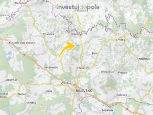 Prodej lesa, Milevsko - Klisín, 4100 m2