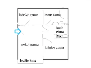 Pronájem bytu 3+kk, Brno, Podbabská, 105 m2