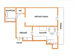 Pronájem bytu 2+kk, Brno, Veselá, 50 m2