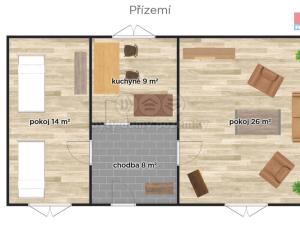 Prodej chalupy, Nalžovské Hory - Těchonice, 56 m2