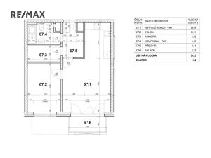 Pronájem bytu 2+kk, Praha - Horní Měcholupy, Mantovská, 52 m2