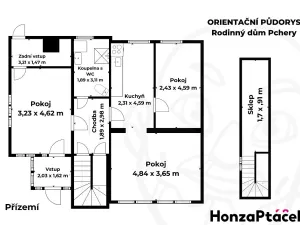 Prodej rodinného domu, Pchery, Maršála Rybalka, 146 m2