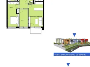 Prodej bytu 3+kk, Benešov, U Pivovaru, 65 m2