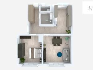 Pronájem bytu 2+1, Olomouc, Jakoubka ze Stříbra, 56 m2