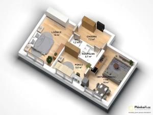 Prodej bytu 3+kk, Praha - Kamýk, Zárubova, 60 m2
