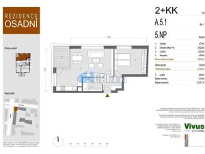 Pronájem bytu 2+kk, Praha - Holešovice, Dělnická, 64 m2