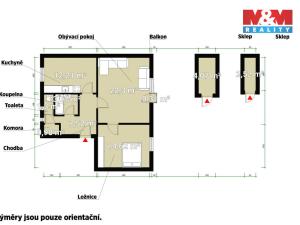 Prodej bytu 2+1, Rokycany - Nové Město, U Cihelny, 59 m2