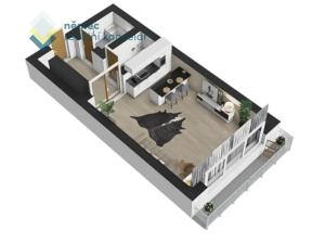 Pronájem bytu 1+kk, Praha - Karlín, Křižíkova, 48 m2