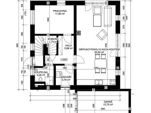 Prodej bytu 2+kk, Praha - Vinoř, Semtínská, 59 m2