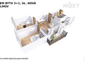 Prodej bytu 3+1, Postřelmov, Nová, 60 m2